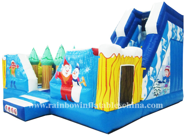 New Design Inflatable Slide Snow Man