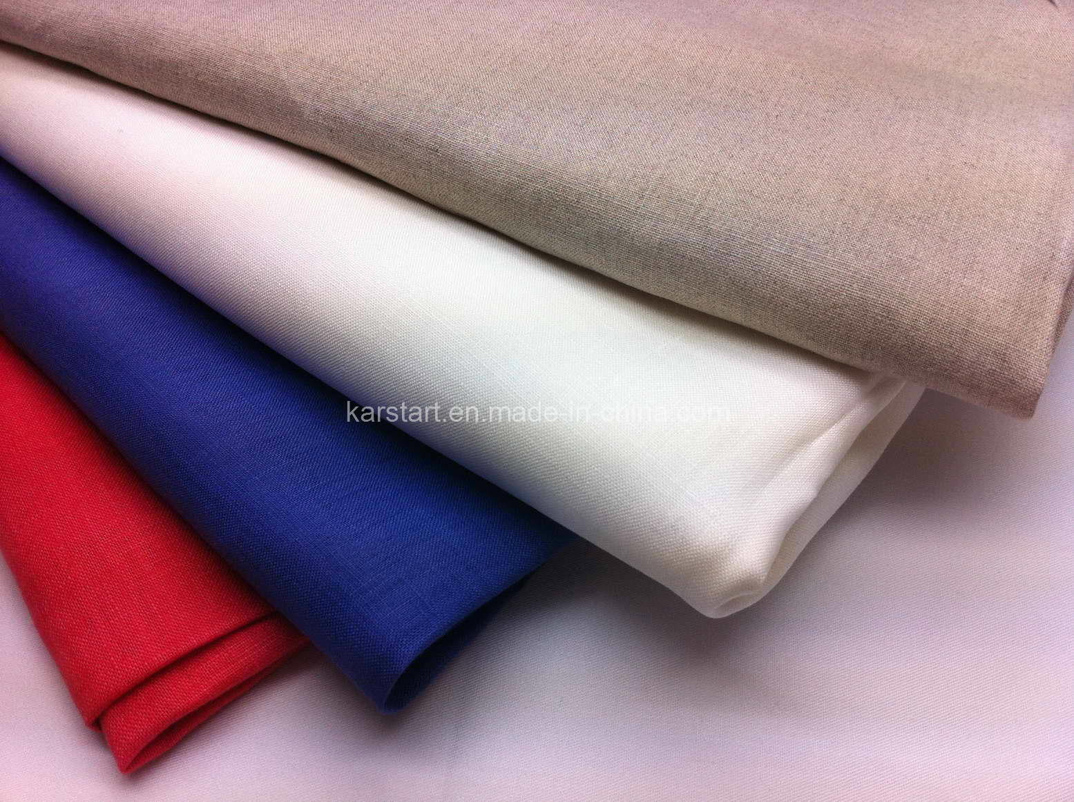 100% Pfd or Dyed Linen Fabric