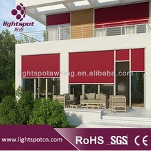 Hot Sale Polyester Fabric Waterproof Canvas Full Cassette Vertical Awning