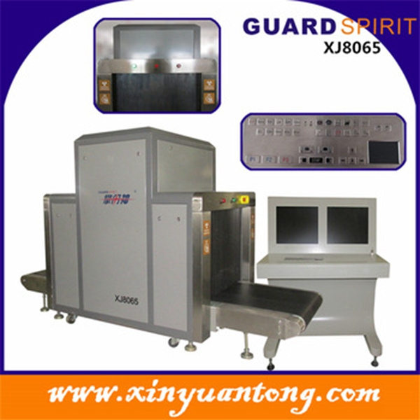 Xj8065 Subway Station Airport Luggage Convey Belt Security Scanner Digital X-ray Machine, X-ray Buggage Scanner