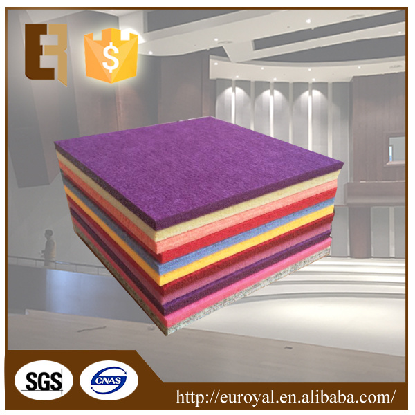 Recording Studio High Density Sound Attenuation Acoustic Insulation Polyester Wall Panel
