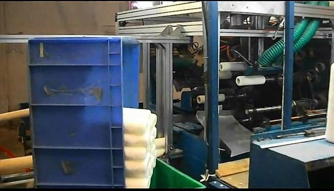 Automatic Paint Roller Brush Cutting & Chamfering Machine