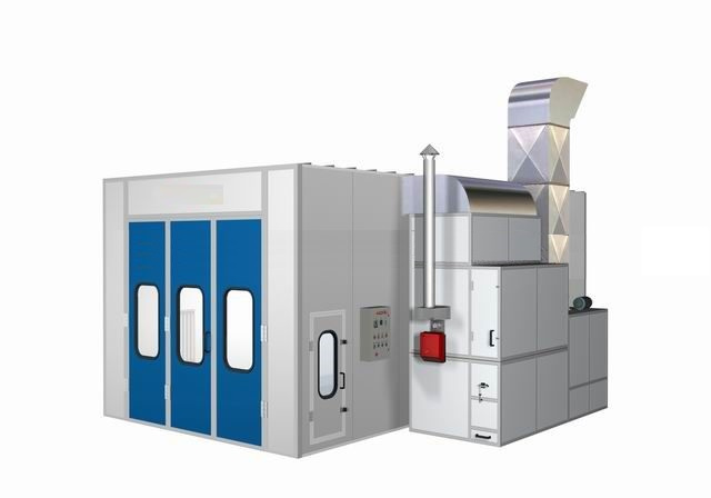 Large Dry Filter Spray Booth Is Industrial Powder Coating Oven with Excellent Filtering System