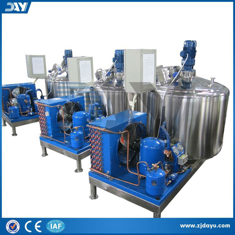 Mini Milk Processing Machine and Plant, Milk Cooling Storage Tank Beverage Processing Machinery