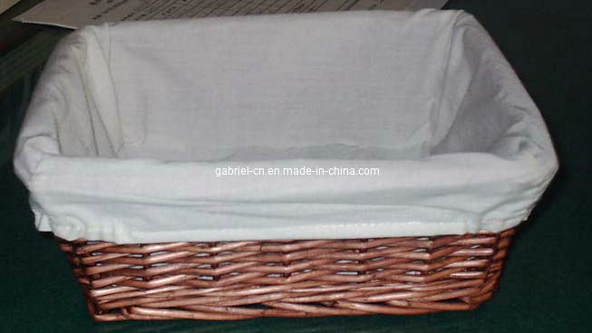 Natural Storage Basket with Fabric Lining(SB018)