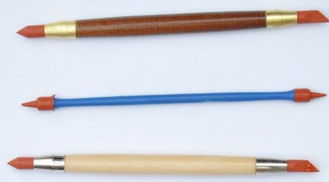 Set of 3 Pottery Clay Sculpture Carving Modeling Tool