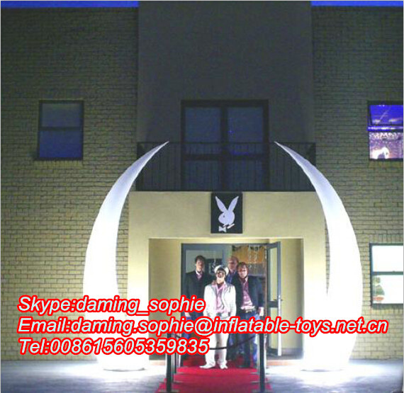2015 New Show Stage Decorations Inflatable Tube with LED Lighting