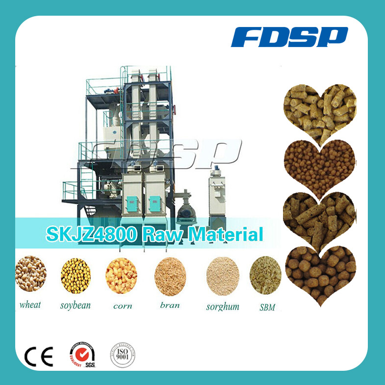 High Output Skjz4800 Animal Feed Machine Pellet Machine Plant