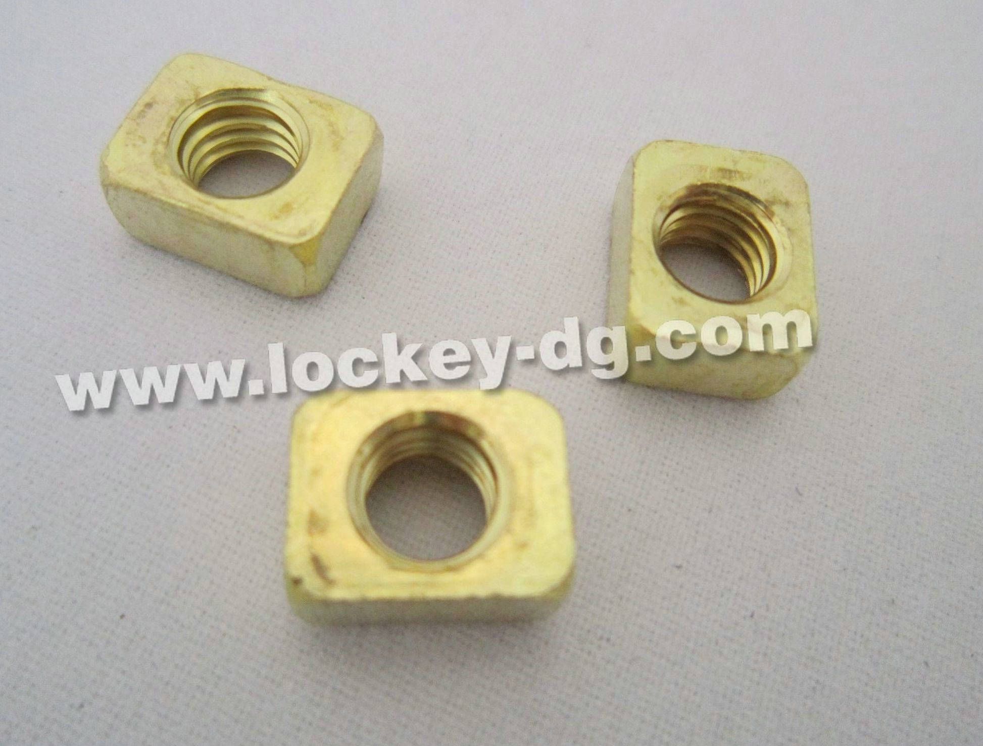 Plain Brass Square Nut