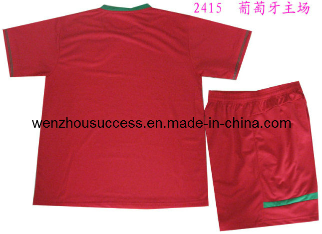 Soccer Uniforms (Portugal home Jersey and short)