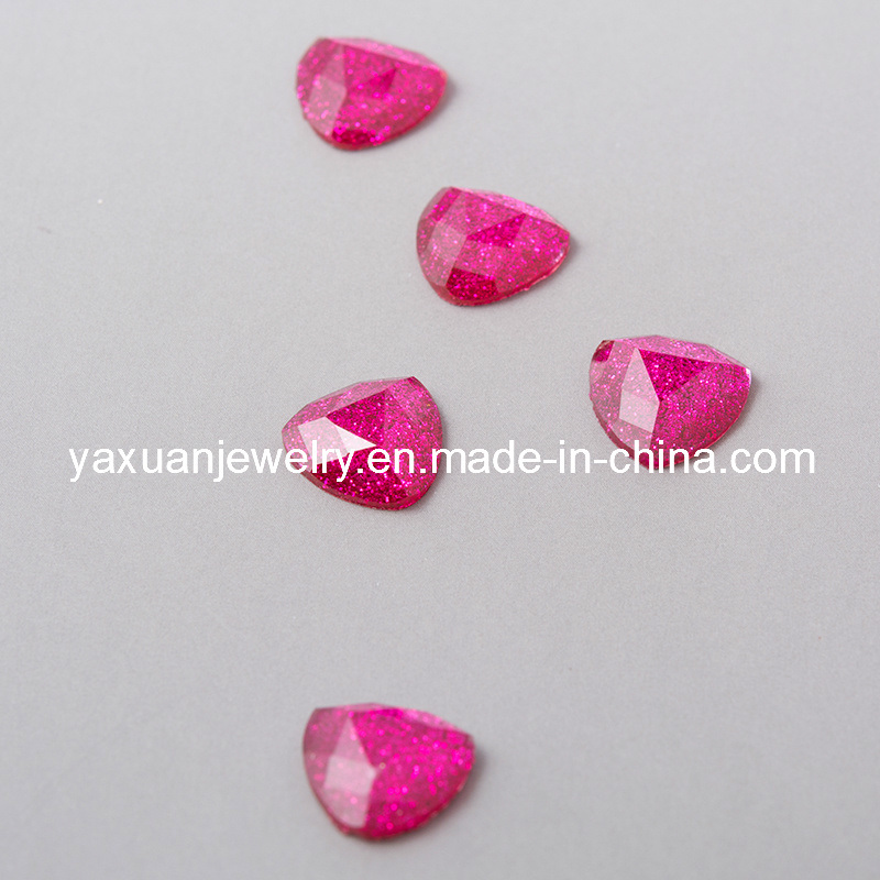 Loose Beads Triangle Fashion Resin Stones of Making Jewelry Accessory