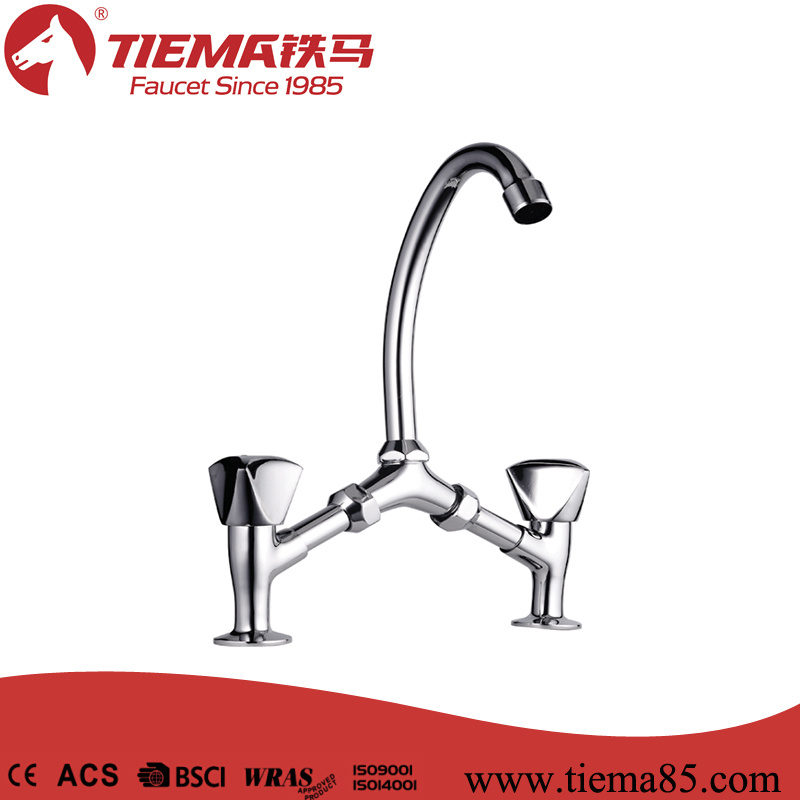 New Design Dual Handle Bridge Mixer/Faucet