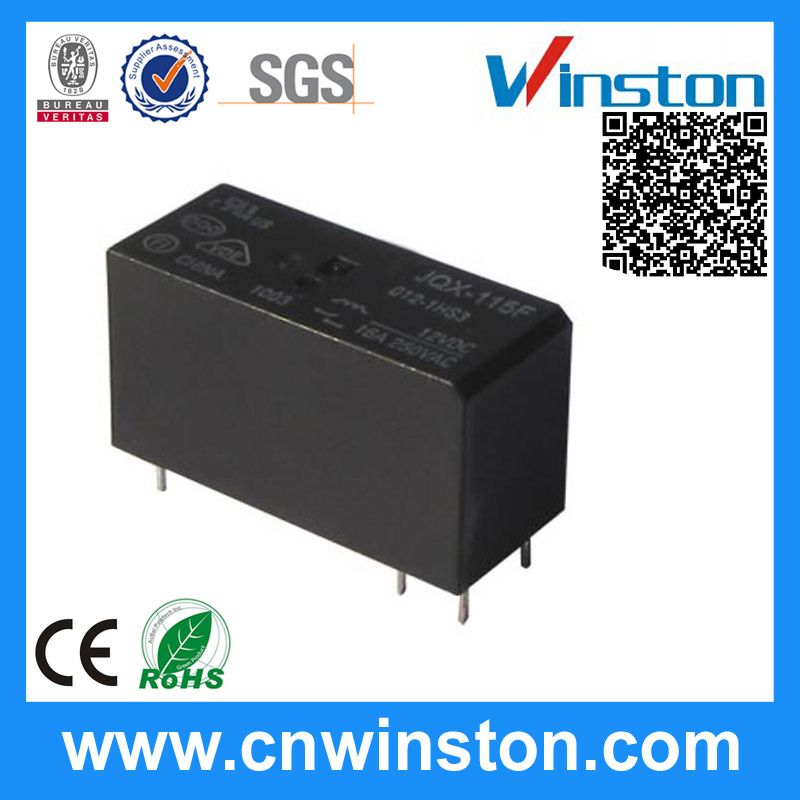 Jqx-115f Mini Relay Miniature PCB Relay with CE