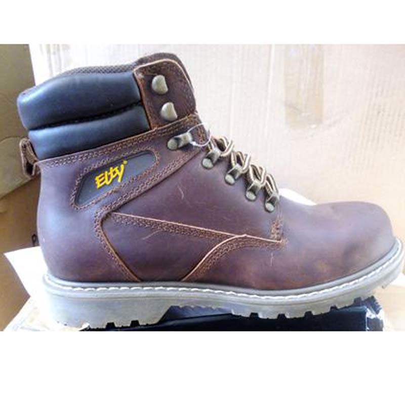 Casual Feet Protective PU Leather Footwear Worker Safety Shoes