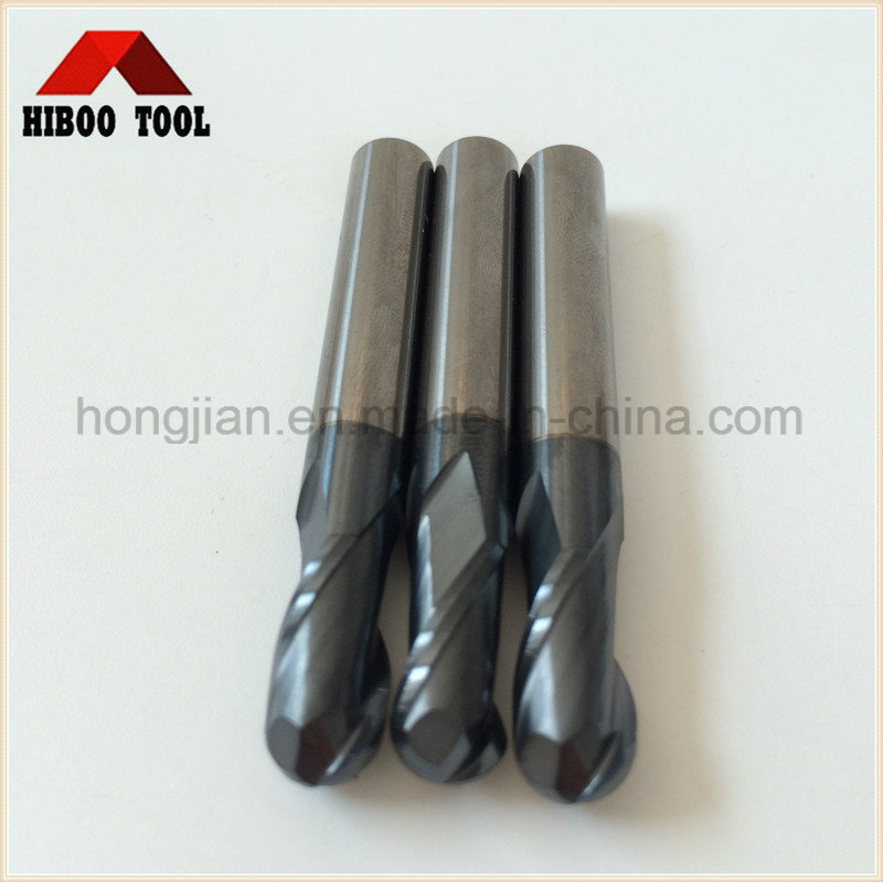 Hiboo High Speed Cheap HRC55 Ball Nose Carbide Tool