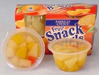 Fruits in Plastic Cup