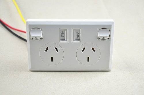 Australia SAA Approval USB Wall Switch Socket