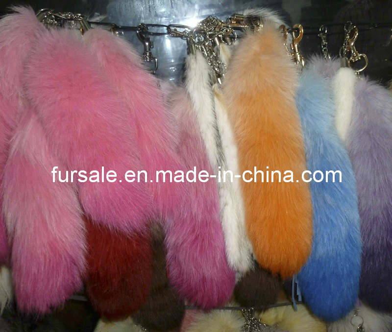 Fur Tail Key Chain (fox tail key chain-14)