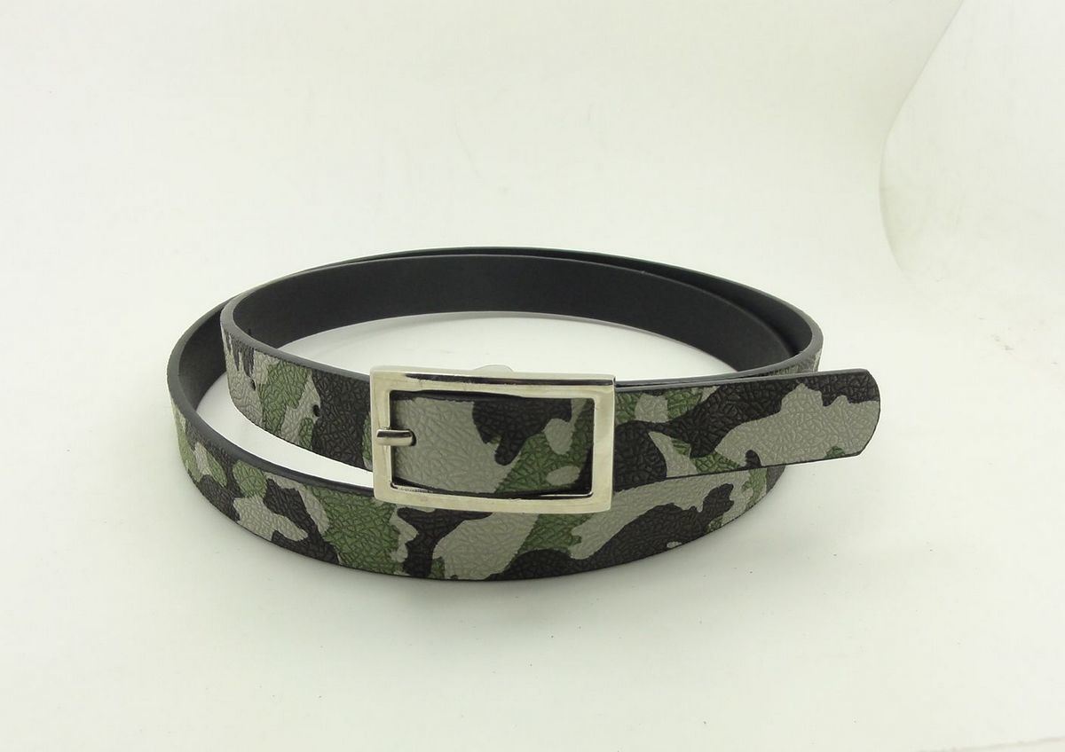 PU Fashion Belt with Camouflage Paint (KY5373)