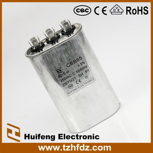 Hf Cbb65 Air Conditioner Capacitor 450V 4+4+4 Pins