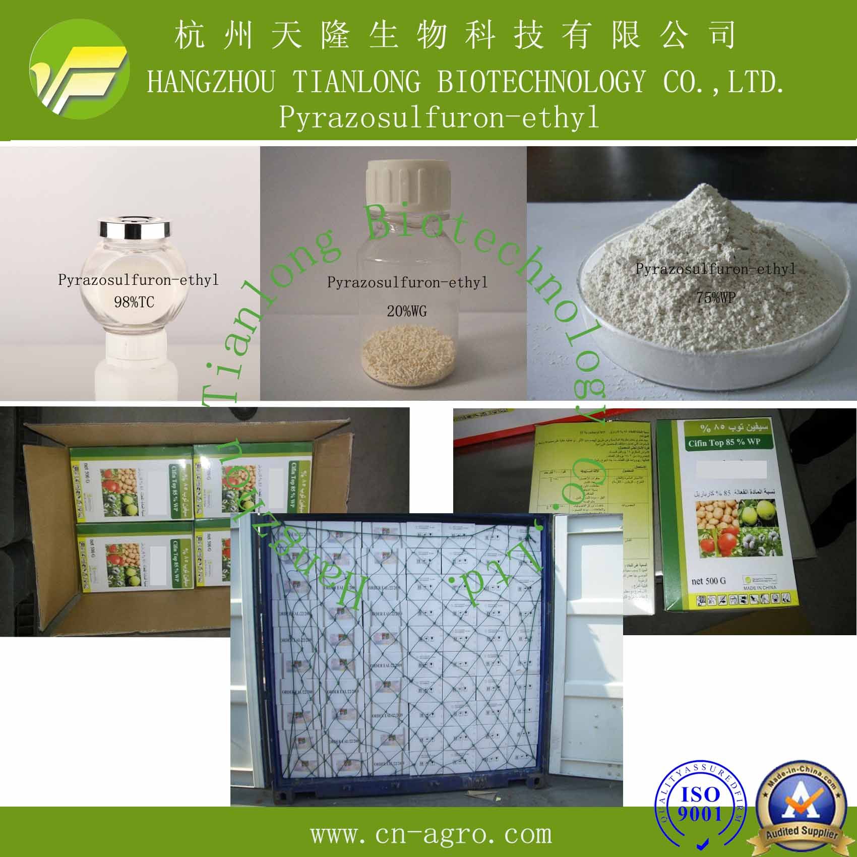 Pyrazosulfuron-Ethyl (98%TC, 10%WP, 20%WP, 75%WP, 20%WG)