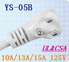 Power Cord Plug for U. S & Canda (YS-05B) (10A/13A/15A 125V)