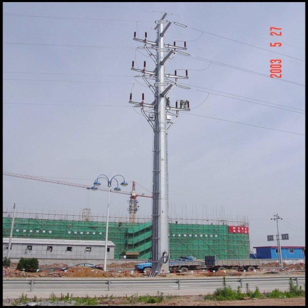 Steel Transmission Tower Steel Pole