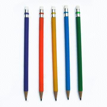 Wooden Pencil with White Eraser (Model No: PL-01)