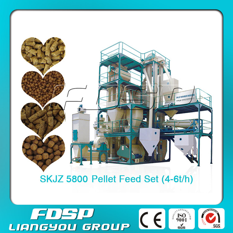 Poultry Feed Complete Poultry Feed Production Line for Sale (SKJZ5800)