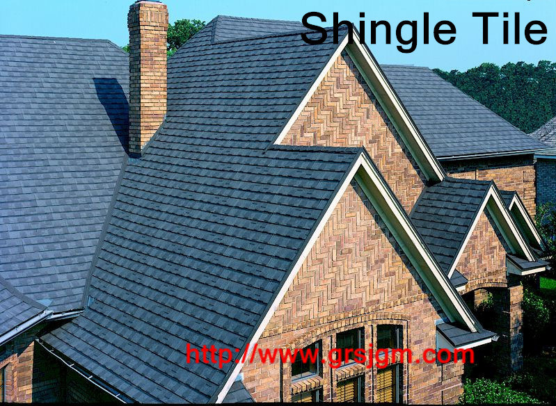 Metal Building Materials Roofing Shingle Stone Roof Tile