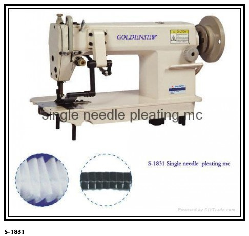 Single Needle Lock Stitch Pleating Sewing Machine