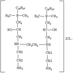 Chemical Cationic Surfactants Dioctadecyl Dimethyl - Polyamine -Quatemary Diammonium Salt