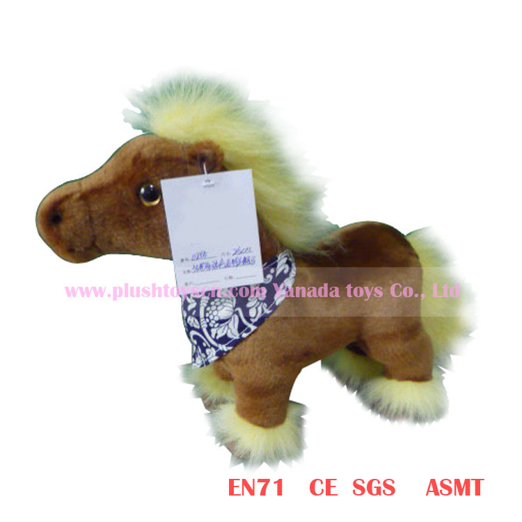 20cm Simulation Plush Horse Toys (scarf)