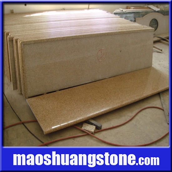 China Yellow Brown Misty Color Granite, G682 Countertop