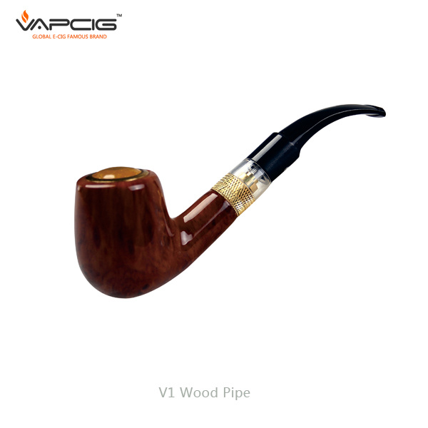 Original Patented Vapcig E-Pipe for Elegant Wood/Jade Styles