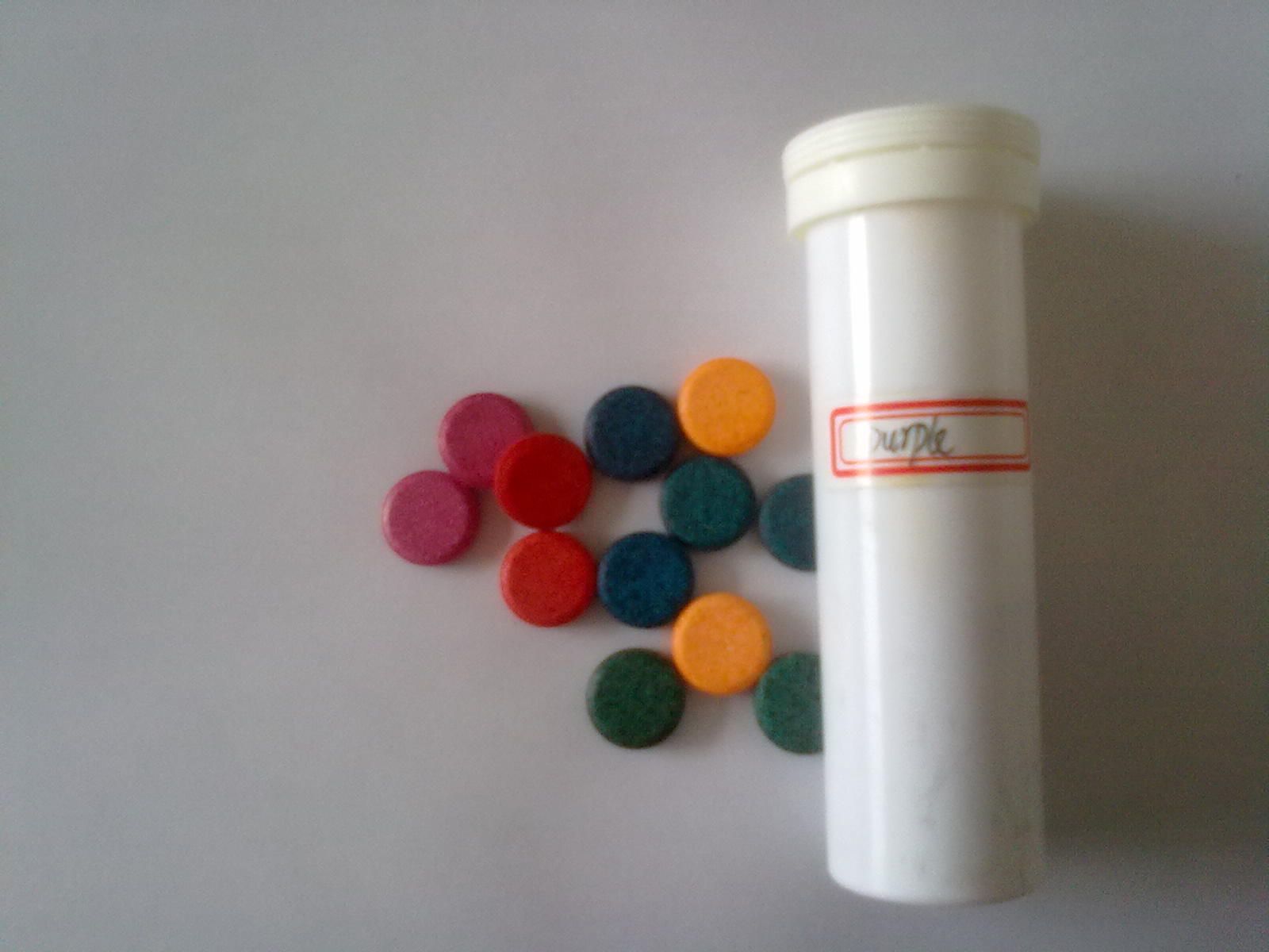 Effervescent Tablets Egg Dyes