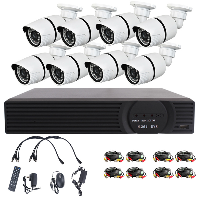 8CH H. 264 2 MP CCTV Surveillance System DVR Security System