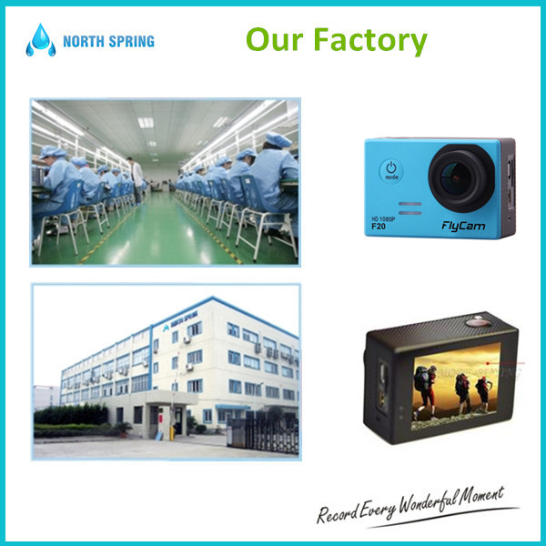 Northsg Flycam F20 WiFi Action Camera with 12MP CMOS 1080P HD Waterproof 60m 2.0 Inch LCD Screen