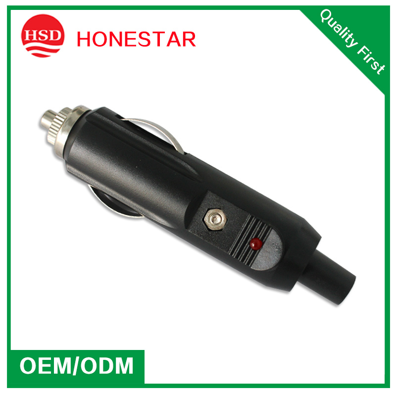 10A Current Car Cigarette Lighter with Fireproof PC Material