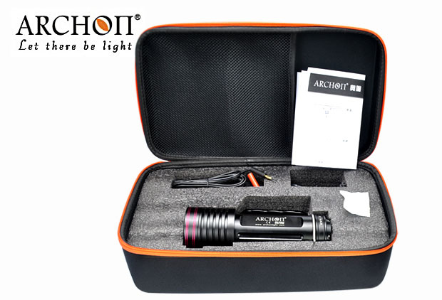 Dive Light Waterproof 200meters 6500lumens LED Dive Video Torch