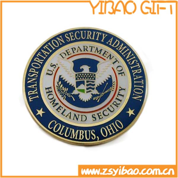 Hot Sell Commemorative Coin with Gold Plating (YB-c-020)
