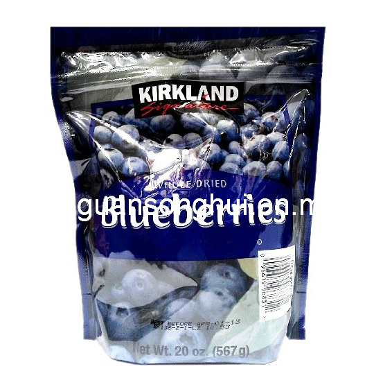 Plastic Dried Blueberry Bag/Stand up Dried Fruit Bag