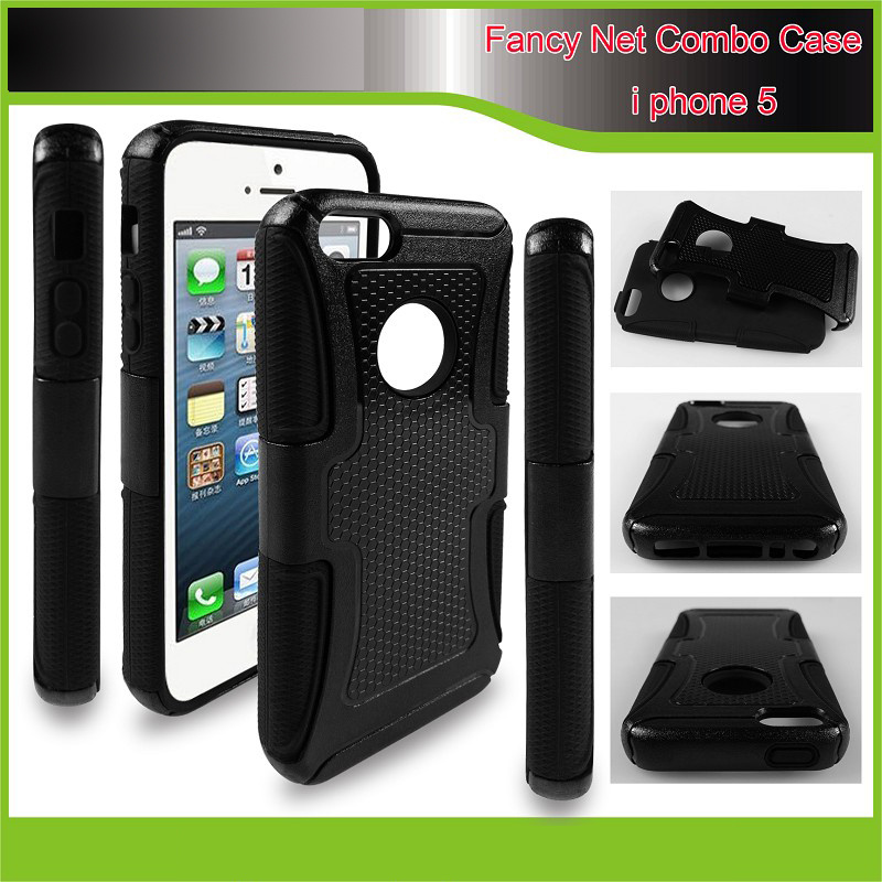 3 in 1 Football Lines Protection Sleeve for iPhone5