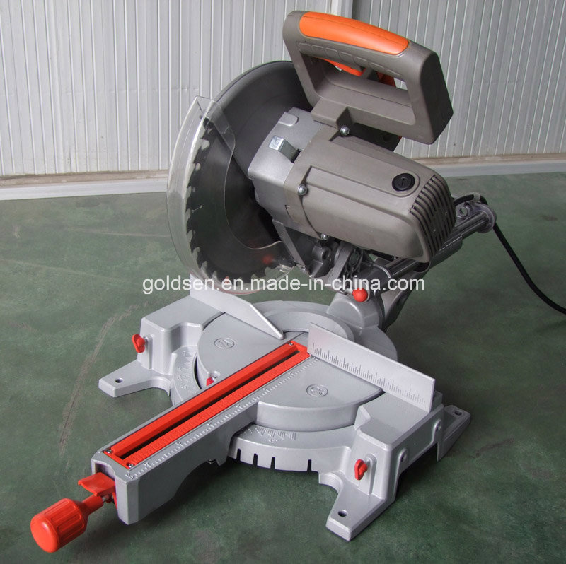 Latest 255mm 1900W Power Aluminum/Wood Window Cutting Machines Table Circular Saw Electric Slide Compound Miter Saw (GW8012A)