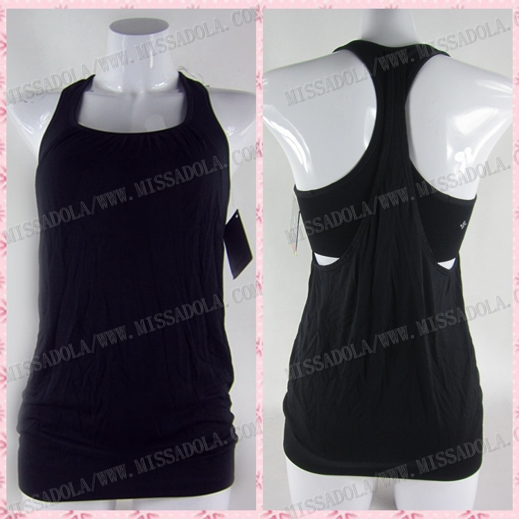 Miss Adola Hot Sale Ladies Sports Wear Set Yoga Wear Sleeveless Sports Wear (SV15030201)