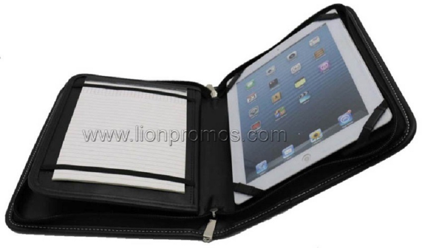 Custom Logo Office Gift Compendium Document Holder with iPad Cover