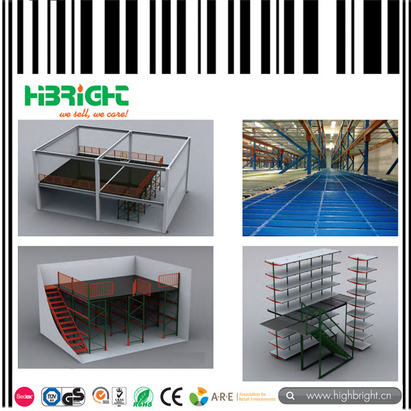 Double Layer Warehouse Racking Storage Shelves