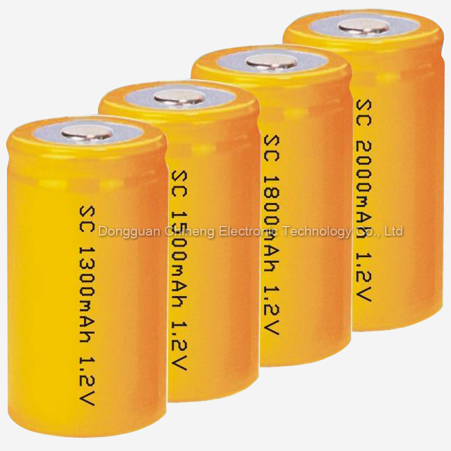 Sc 1.2V 1300mAh-2000mAh Ni-CD Battery