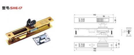 Double Sides Sliding Lock With Key and Safe Knot