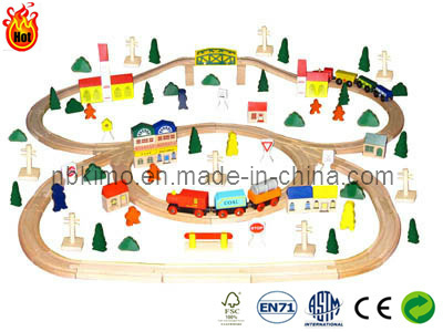 123PCS Wooden Toy Train /Education Train Set (JM-A123)